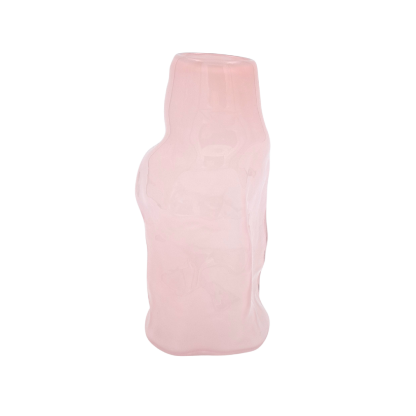 Small curly vase - pink