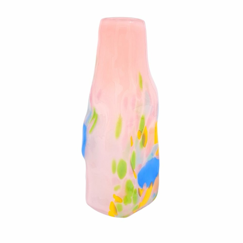 Small mono curl vase - pink