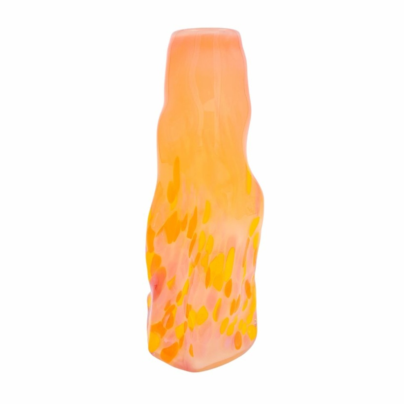 Small mono curl vase - orange