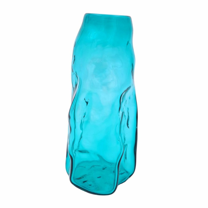 Small curl vase - turquoise