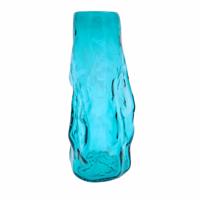 Small curl vase - turquoise