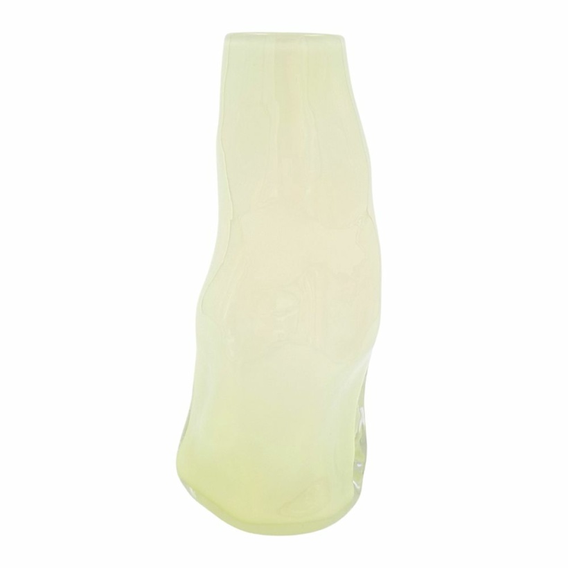 Small curling vase - light green