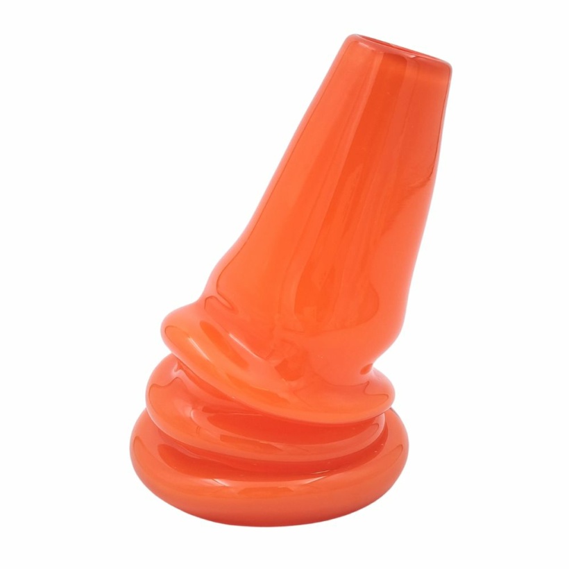 Melted vase - orange