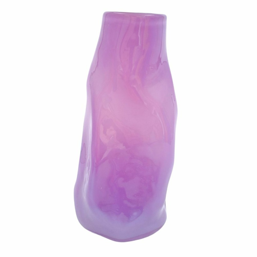 Small curly vase - purple